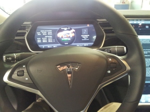 The closest I'll ever get to driving a Tesla. Ecstatic!